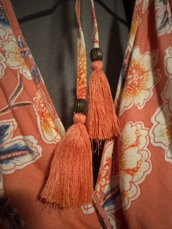 O'Neill Coral Floral Halter Maxi Dress - Picture 7 of 7